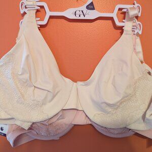 Gloria Vanderbuilt 2 pack Minimizer Bras, Size 42D, New